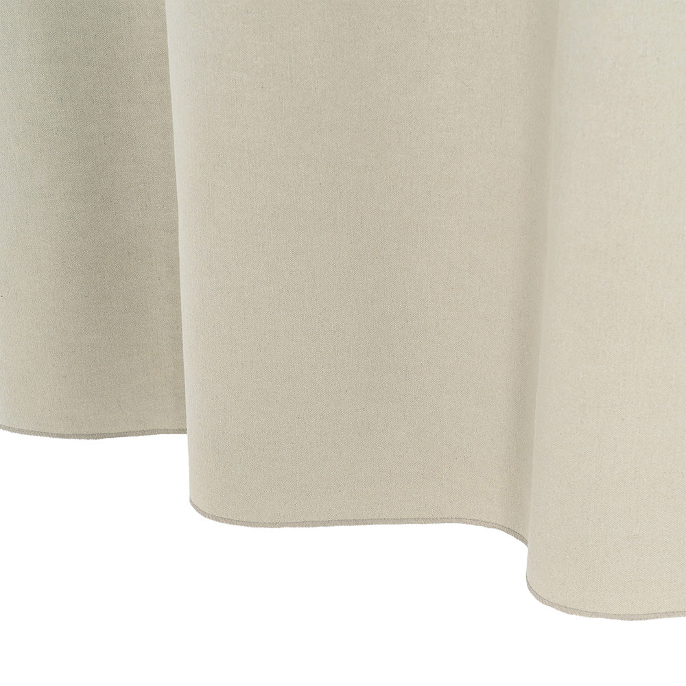 CORTINA CAQUI CLARO 85%ALGOD�N-15%LINO 140 X 275 CM