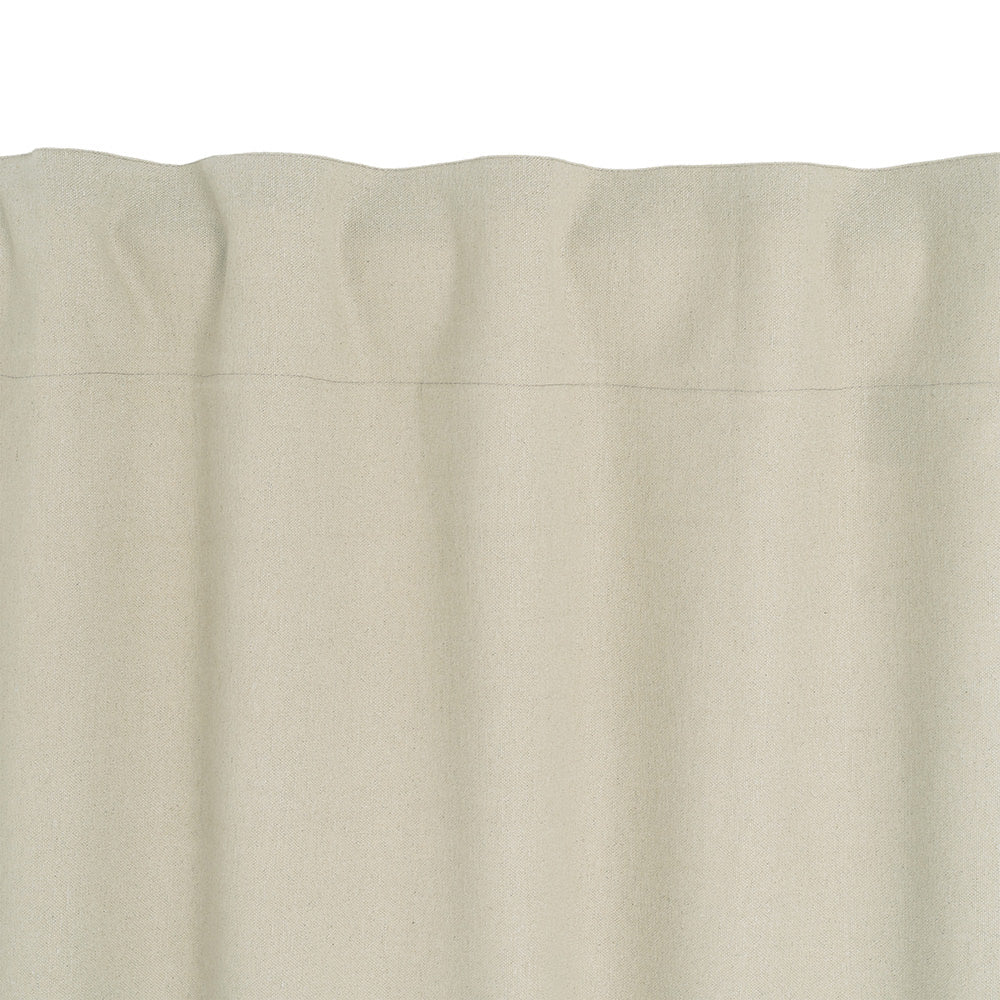 CORTINA CAQUI CLARO 85%ALGOD�N-15%LINO 140 X 275 CM