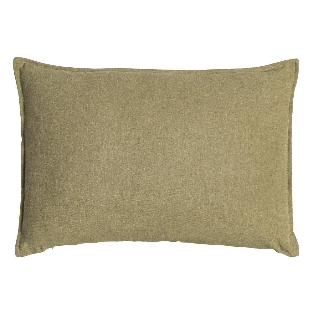 COJÍN VERDE 85%ALGODÓN-15%LINO 60 X 40 CM