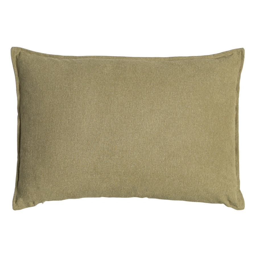 GREEN CUSHION 85% COTTON-15% LINEN 60 X 40 CM