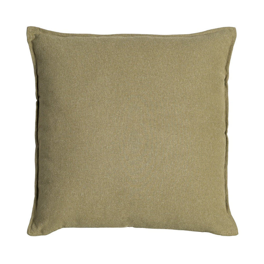 GREEN CUSHION 85%COTTON-15%LINEN 50 X 50 CM