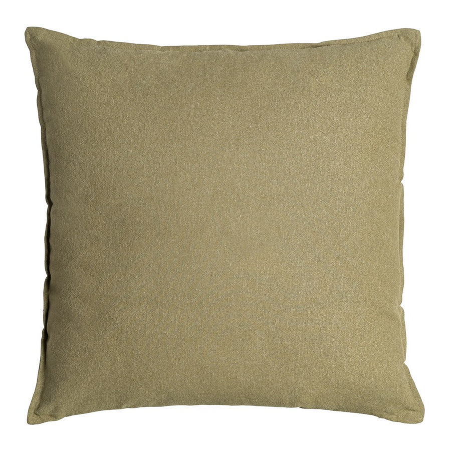 COJÍN VERDE 85%ALGODÓN-15%LINO 60 X 60 CM