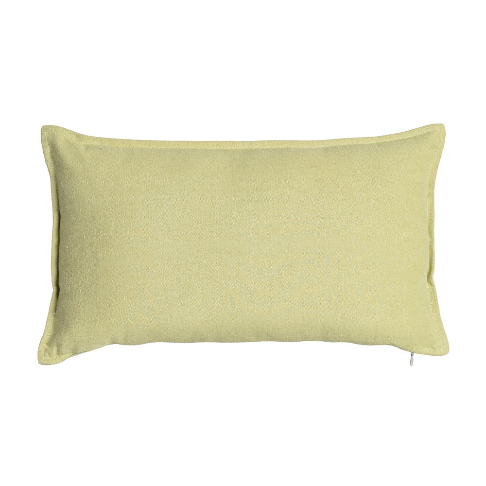 COJÍN VERDE CLARO 85%ALGODÓN-15%LINO 50 X 30 CM