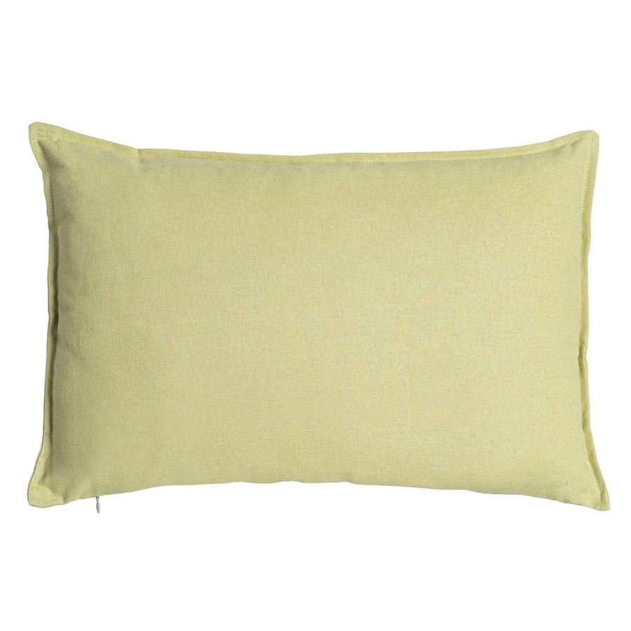 COJÍN VERDE CLARO 85%ALGODÓN-15%LINO 60 X 40 CM