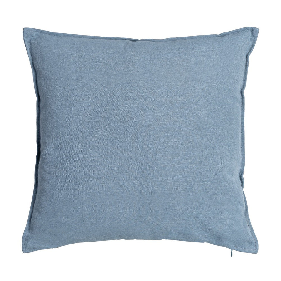 COJÍN AZUL 85%ALGODÓN-15%LINO DECORACIÓN 50 X 50 CM