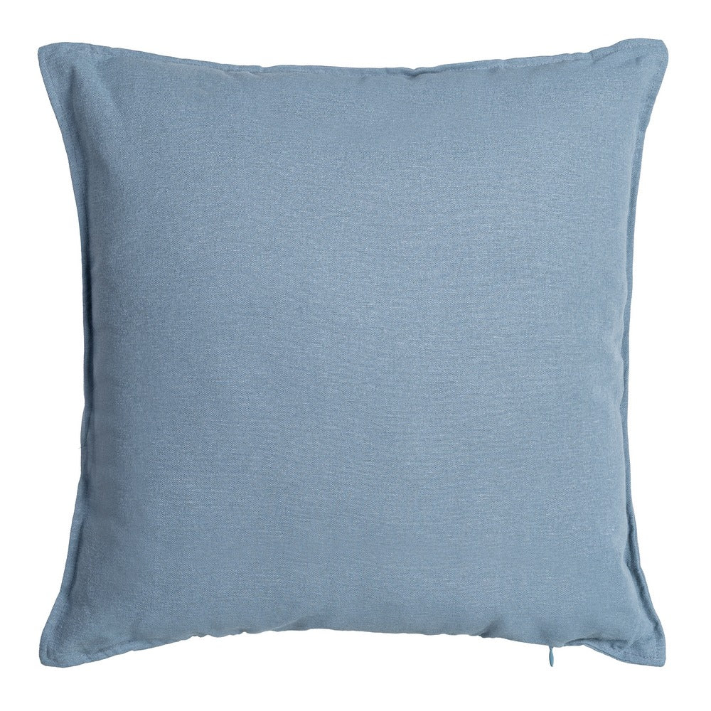 COJÍN AZUL 85%ALGODÓN-15%LINO DECORACIÓN 60 X 60 CM