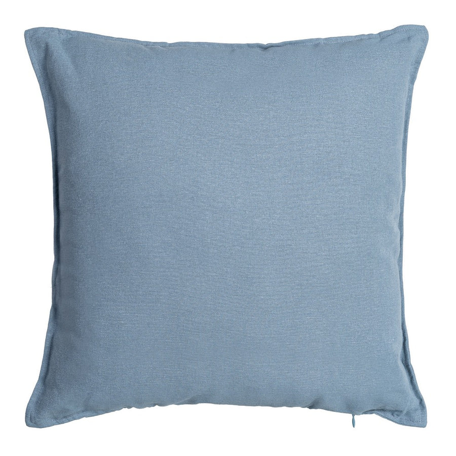 COJÍN AZUL 85%ALGODÓN-15%LINO DECORACIÓN 60 X 60 CM
