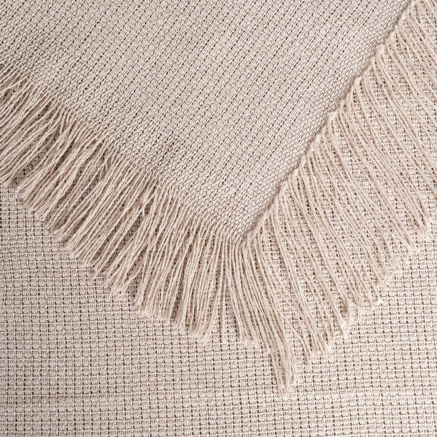 COLCHA MARRÓN CLARO ALGODÓN TEXTIL/HOGAR 250 X 260 CM