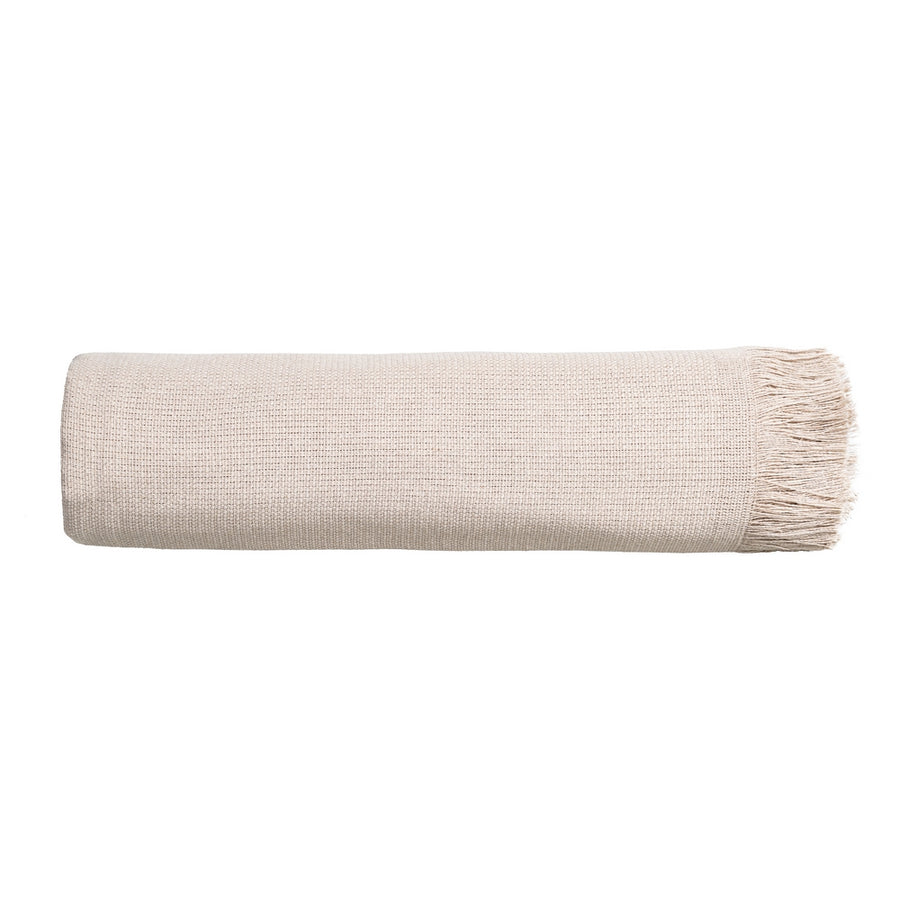 COLCHA MARRÓN CLARO ALGODÓN TEXTIL/HOGAR 280 X 260 CM