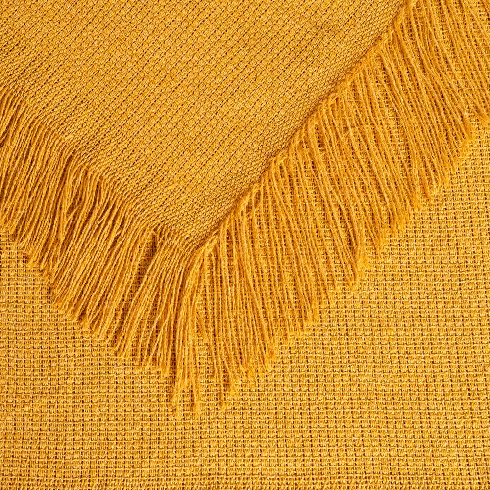 COLCHA OCRE ALGODÓN TEXTIL/HOGAR 250 X 260 CM