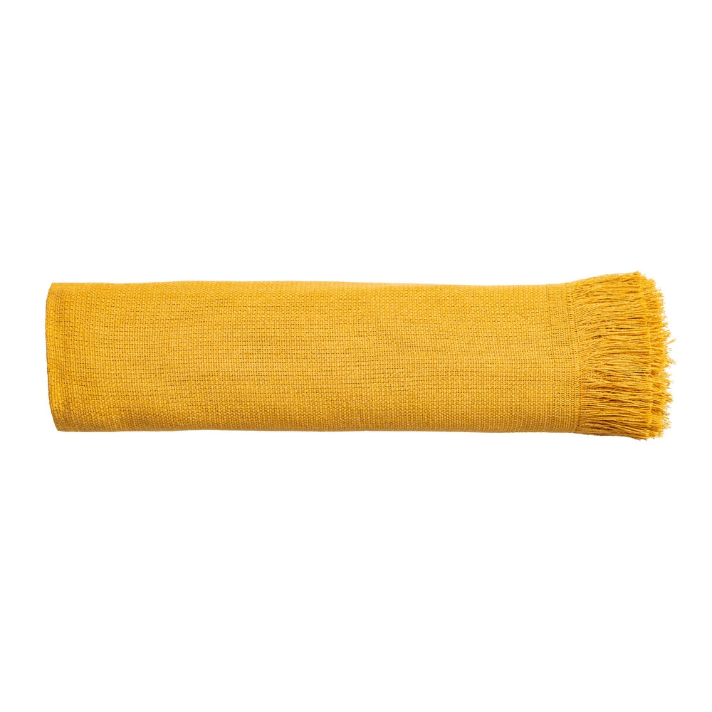 COLCHA OCRE ALGODÓN TEXTIL/HOGAR 250 X 260 CM