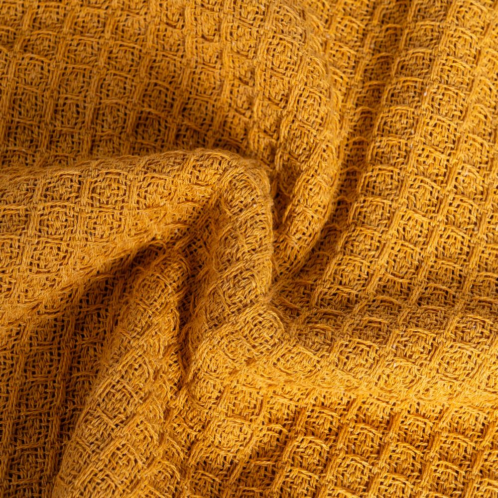 COLCHA PANAL OCRE ALGODÓN TEXTIL/HOGAR 200 X 260 CM