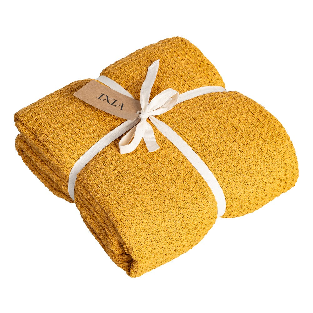 COLCHA PANAL OCRE ALGODÓN TEXTIL/HOGAR 250 X 260 CM