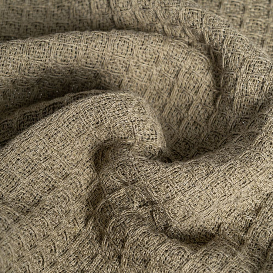COLCHA PANAL VERDE ALGODÓN TEXTIL/HOGAR 200 X 260 CM