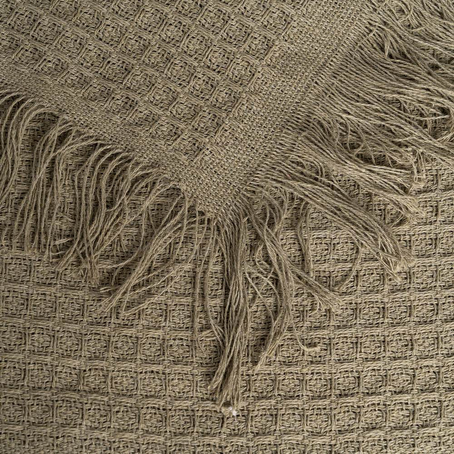 COLCHA PANAL VERDE ALGODÓN TEXTIL/HOGAR 250 X 260 CM