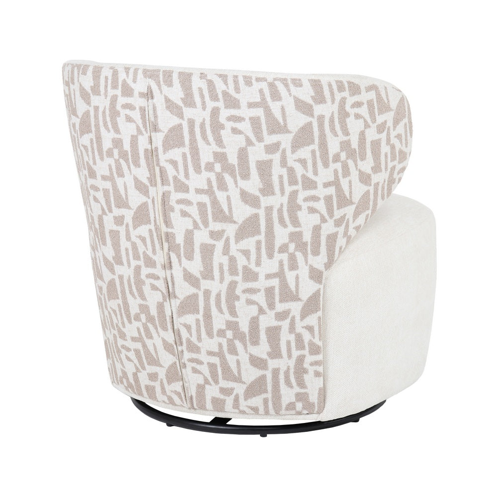 SILLÓN BITEJIDO CREMA-BEIGE 73 X 68 X 74 CM