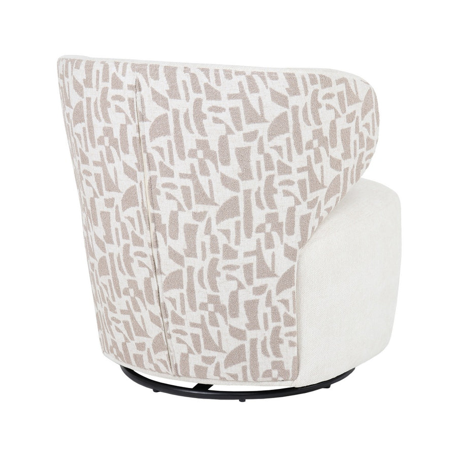 SILLÓN BITEJIDO CREMA-BEIGE 73 X 68 X 74 CM