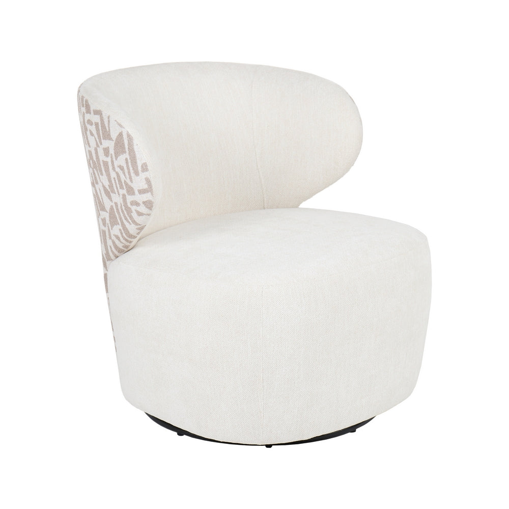 SILLÓN BITEJIDO CREMA-BEIGE 73 X 68 X 74 CM