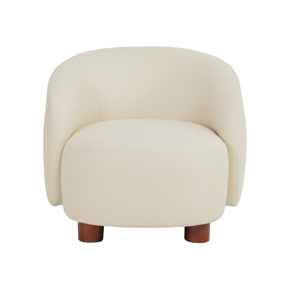 SILL�N CREMA TEJIDO-METAL 80 X 82 X 62 CM