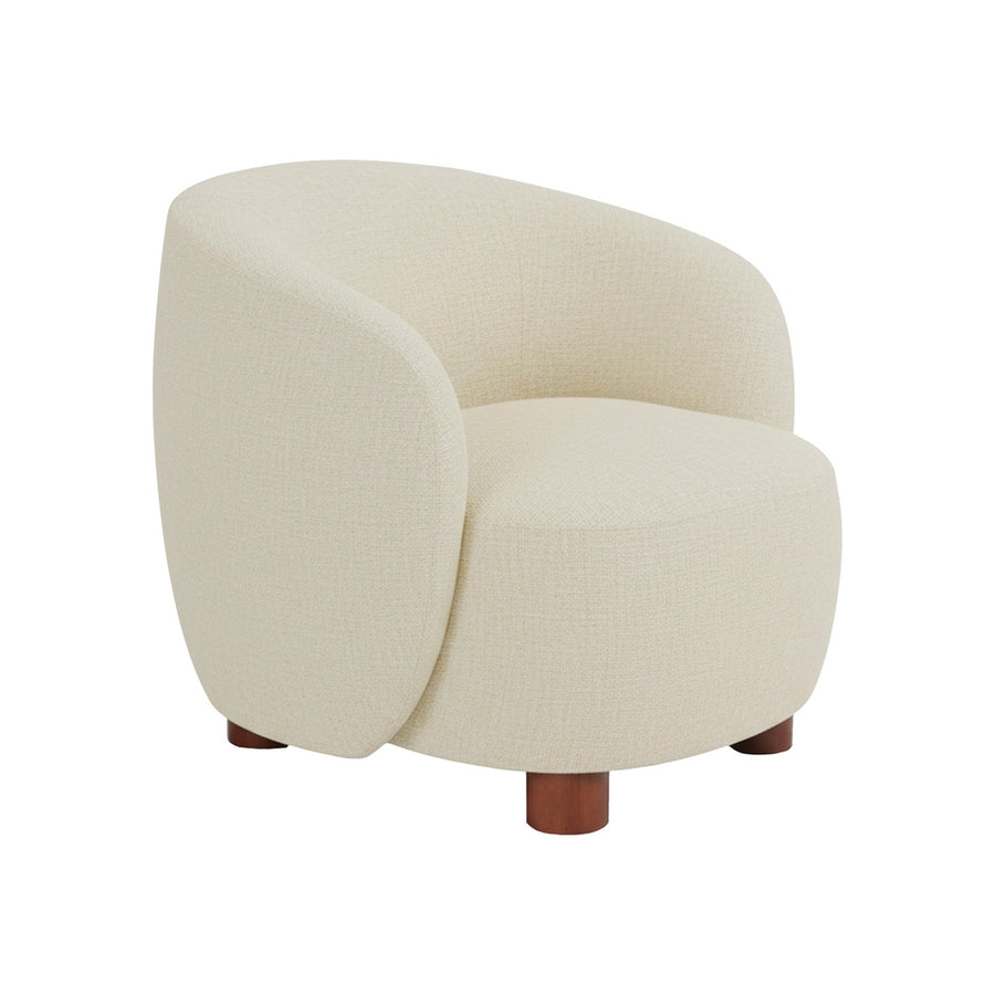 SILLÓN CREMA TEJIDO-METAL 80 X 82 X 62 CM