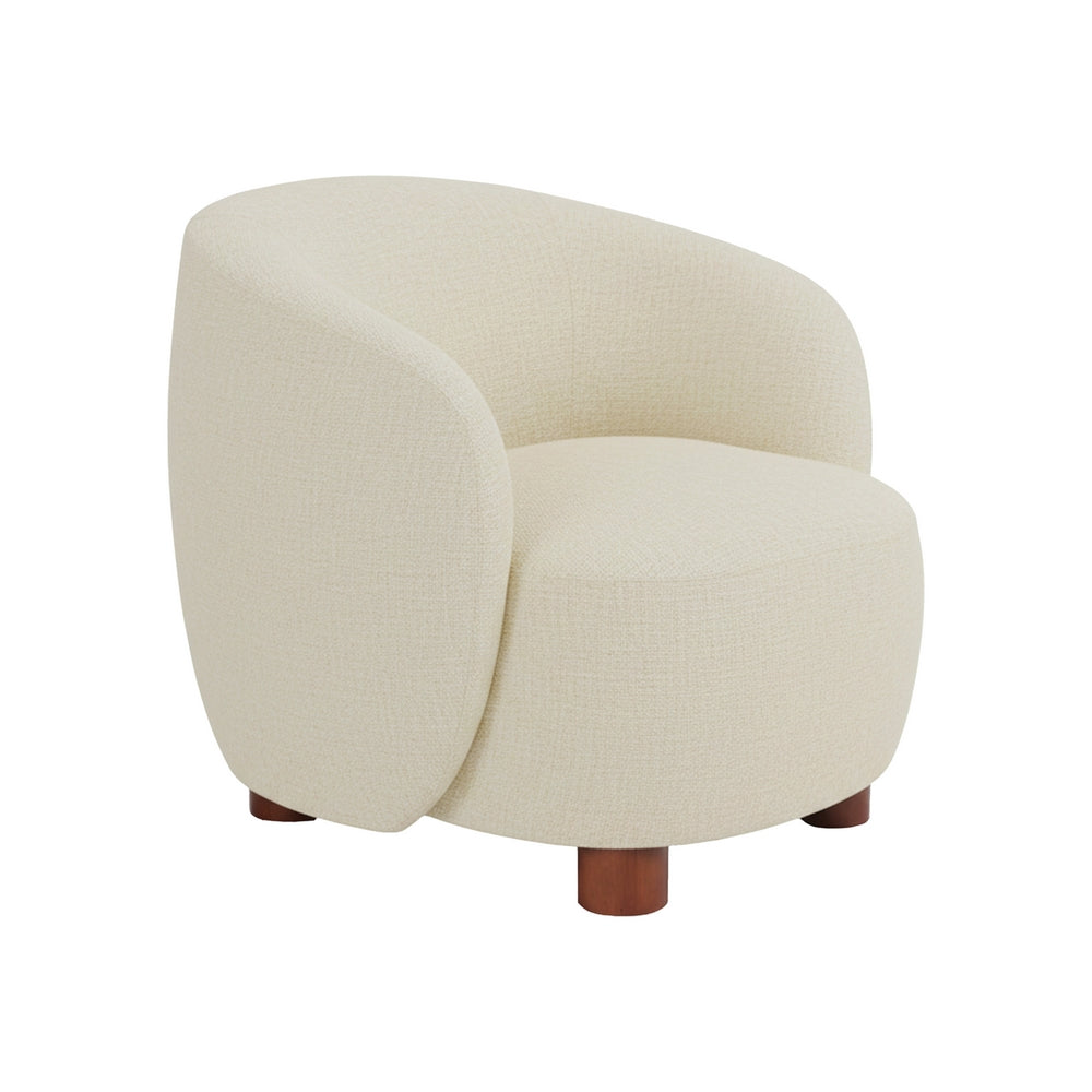 SILLÓN CREMA TEJIDO-METAL 80 X 82 X 62 CM