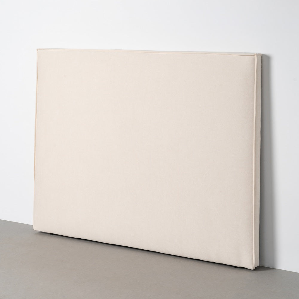 CABECERO CREMA TEJIDO DORMITORIO 160 X 122 CM