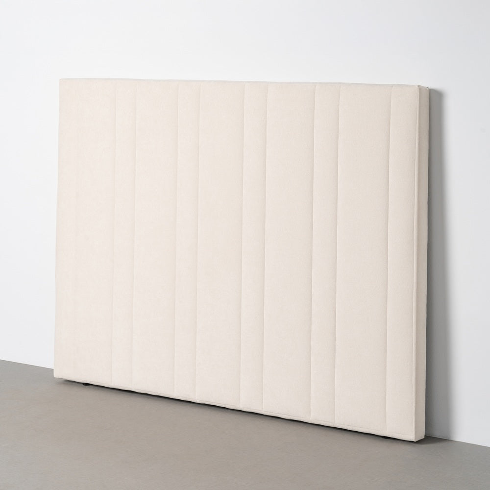 CABECERO CREMA TEJIDO DORMITORIO 160 X 122 CM