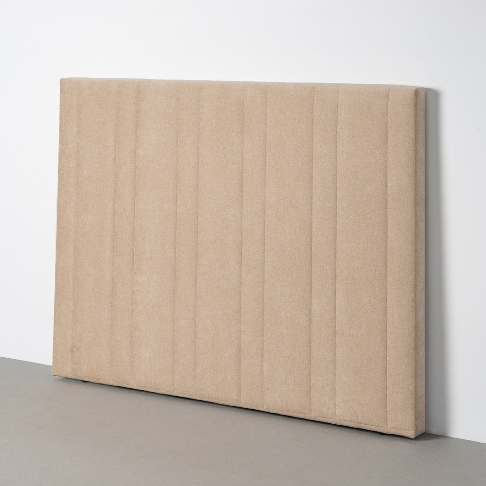 CABECERO BEIGE TEJIDO DORMITORIO 160 X 122 CM