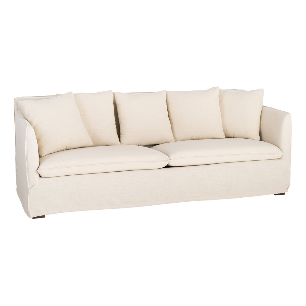 SOF� BEIGE TEJIDO SAL�N 215 X 92 X 78 CM