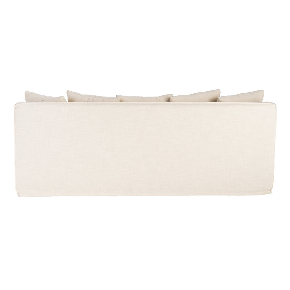SOF� BEIGE TEJIDO SAL�N 215 X 92 X 78 CM