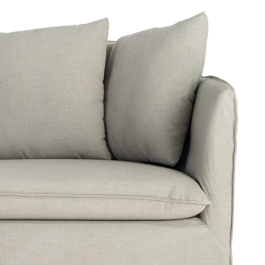 SOFÁ VERDE TEJIDO SALÓN 215 X 92 X 78 CM