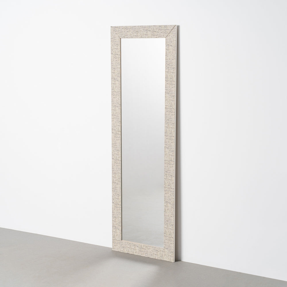 ESPEJO TEXTURA GRIS MADERA DECORACI�N 53 X 2 X 155 CM