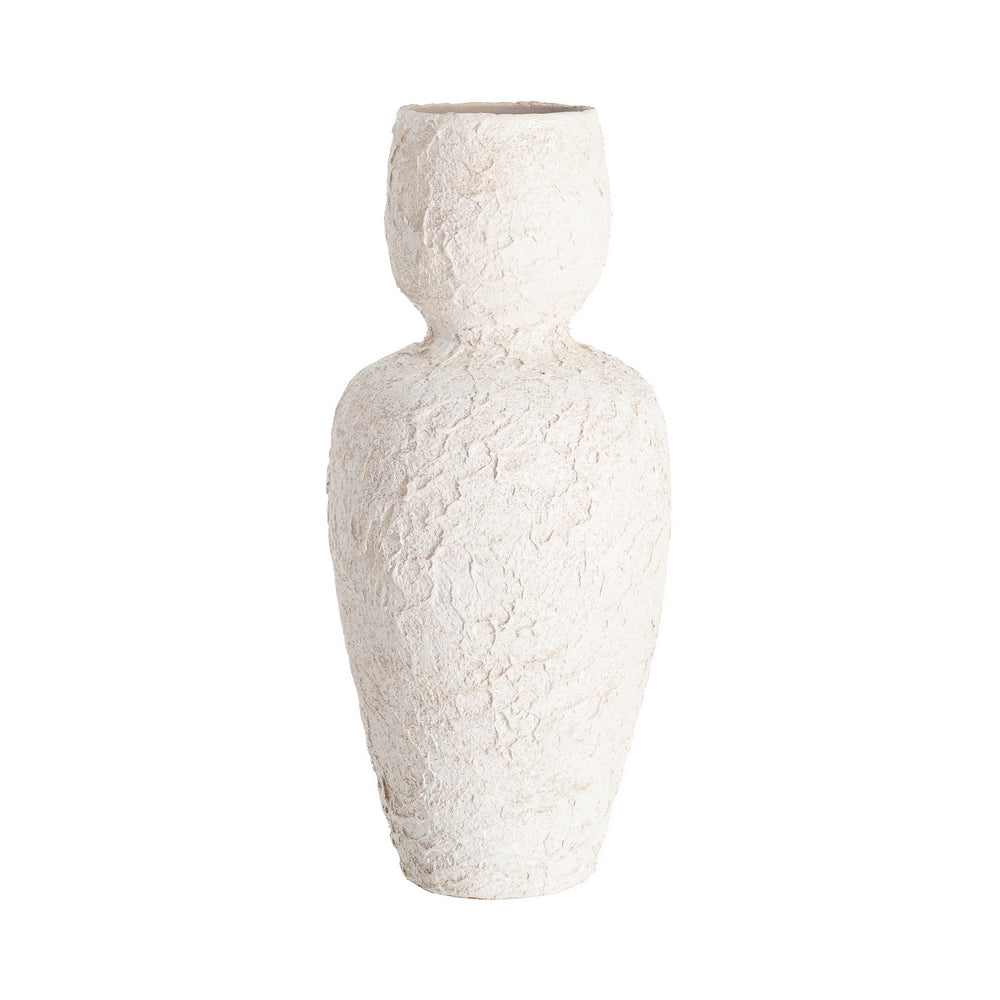 JARR�N BLANCO CER�MICA DECORACI�N 26 X 26 X 60 CM
