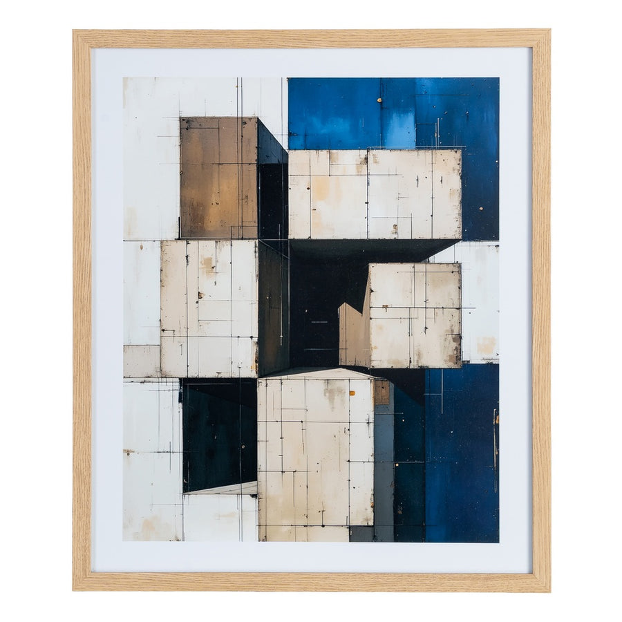 CUADRO IMPRESIÓN ABSTRACTO 2/M 53 X 63 CM