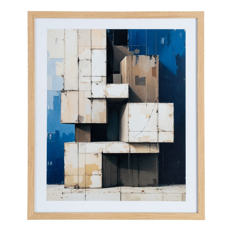 CUADRO IMPRESIÓN ABSTRACTO 2/M 53 X 63 CM