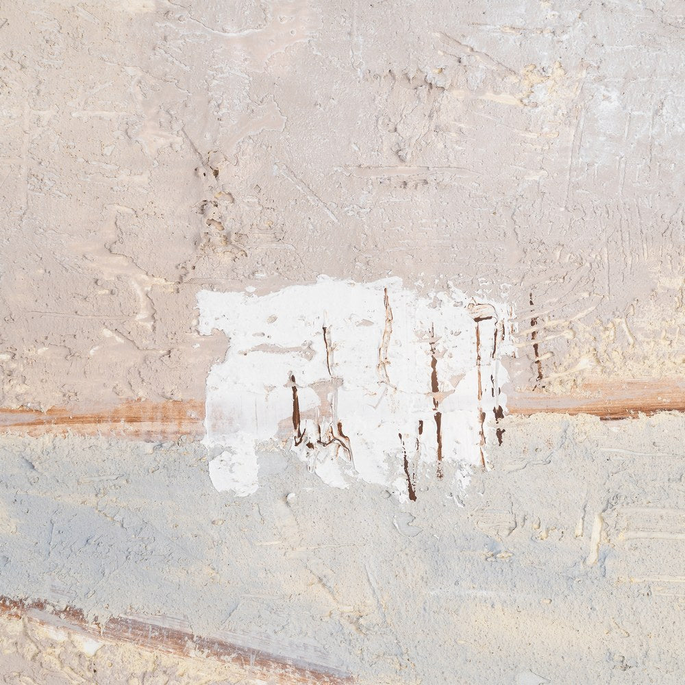 CUADRO PINTURA ABSTRACTO MADERA-CRISTAL 80 X 80 CM