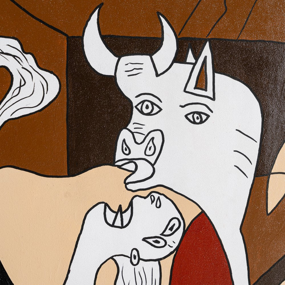 CUADRO PINTURA ABSTRACTO LIENZO 174,50 X 74,50 CM