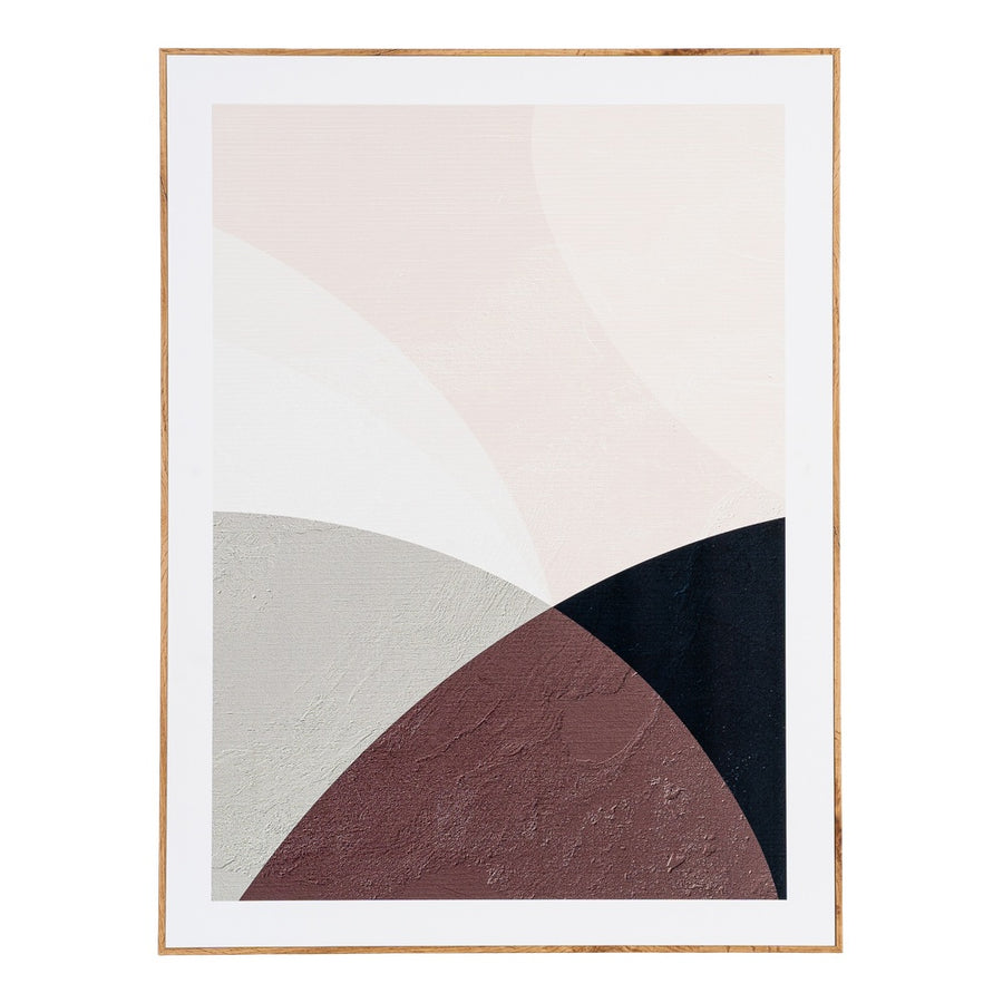 CUADRO ABSTRACTO 2/M MADERA IMPRESO 60 X 3 X 80 CM