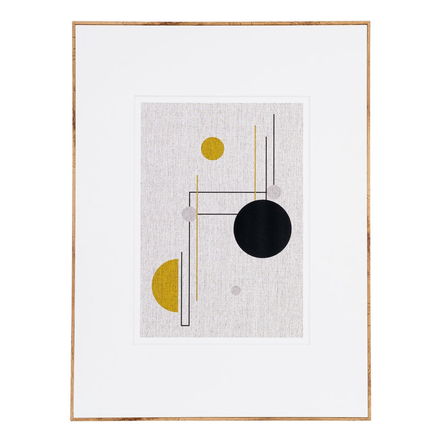 ABSTRACT PAINTING 2/M PRINTED WOOD 60 X 3 X 80 CM