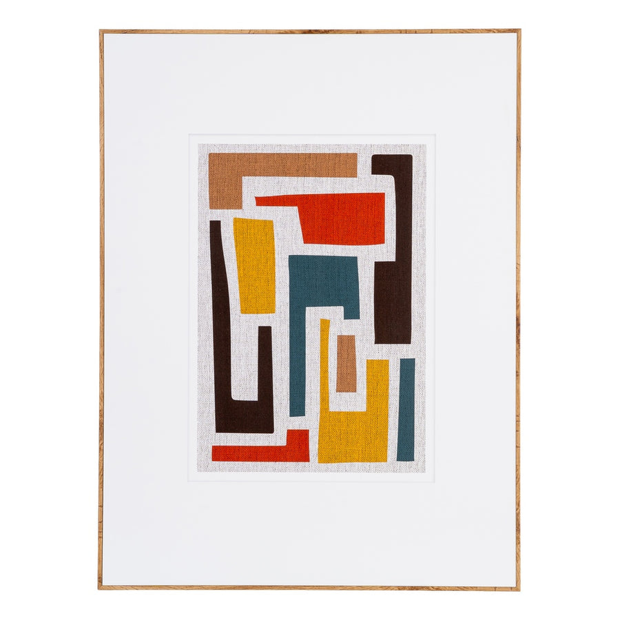 CUADRO ABSTRACTO 2/M MADERA IMPRESO 60 X 3 X 80 CM