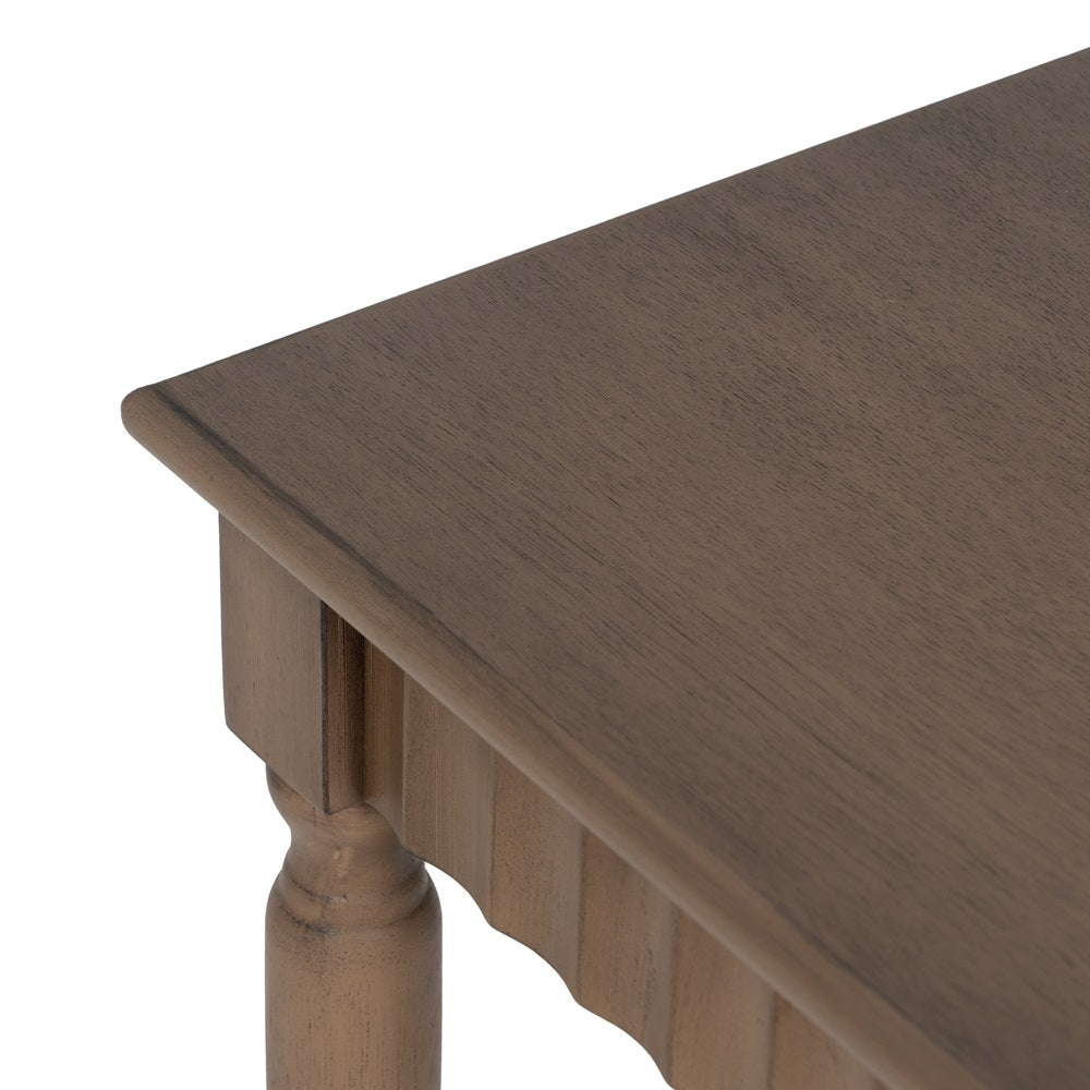 CONSOLA MARRÓN DM-MADERA 71 X 30 X 71 CM