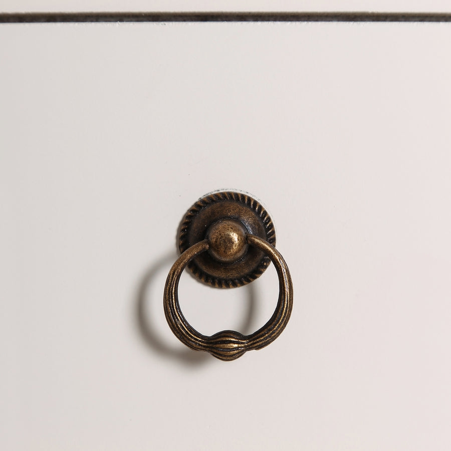 MESITA 2 PUERTAS Y 1 CAJÓN BLANCO 45 X 26 X 69 CM