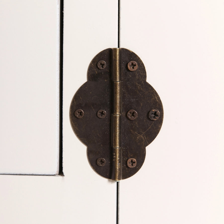 MESITA 2 PUERTAS Y 1 CAJÓN BLANCO 45 X 26 X 69 CM
