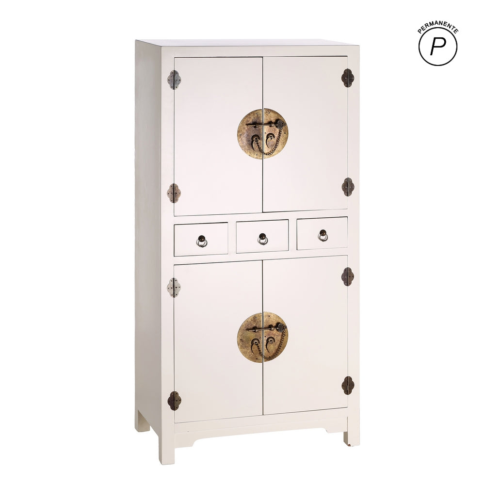 MUEBLE AUXILIAR BLANCO 63 X 33 X 131 CM