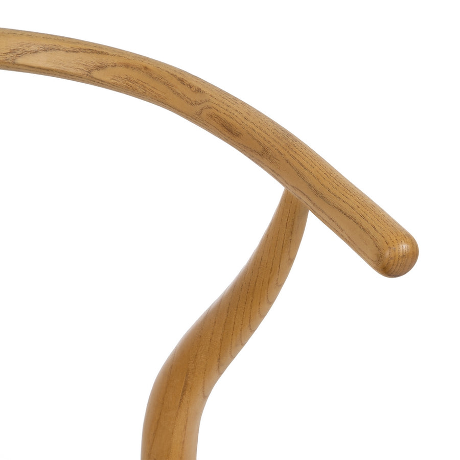 SILLA NATURAL MADERA DE OLMO DECORACIÓN 56 X 48 X 78 CM