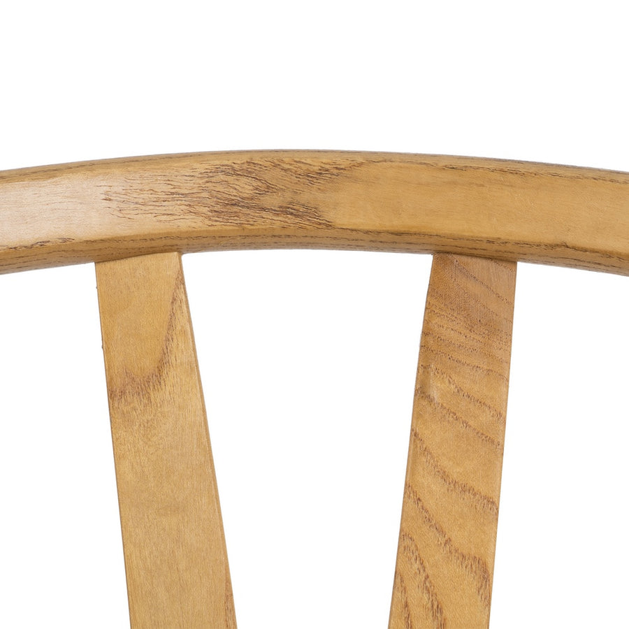 SILLA NATURAL MADERA DE OLMO DECORACIÓN 56 X 48 X 78 CM