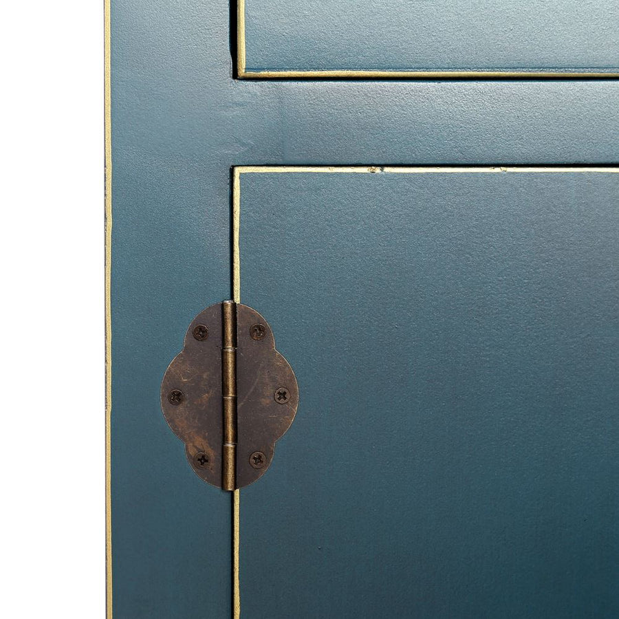 MUEBLE AUXILIAR AZUL DM ''ORIENTE'' 73 X 26 X 90 CM