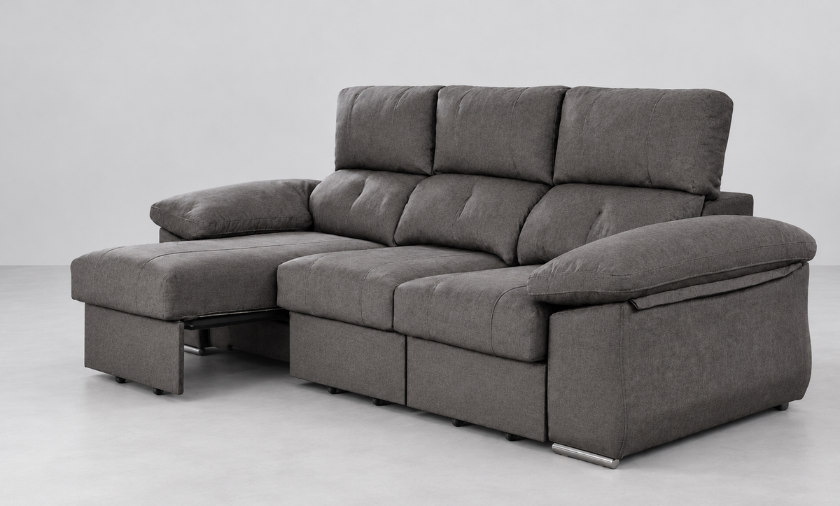 Chaise longue Cupra — Edi-Plomo, chaise derecha — vista 3/4