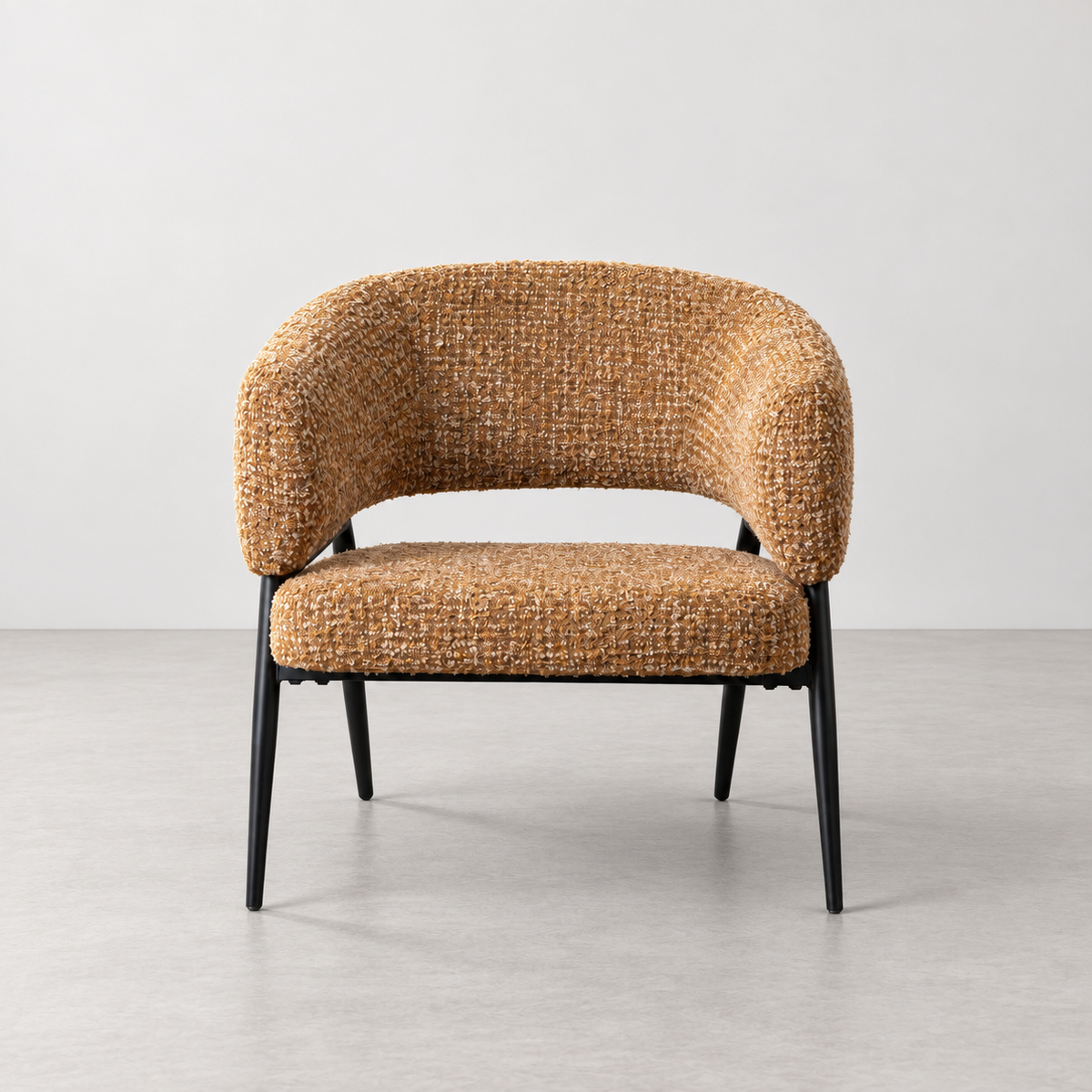 MUSTARD ARMCHAIR FABRIC-METAL LIVING ROOM 71 X 70 X 75 CM