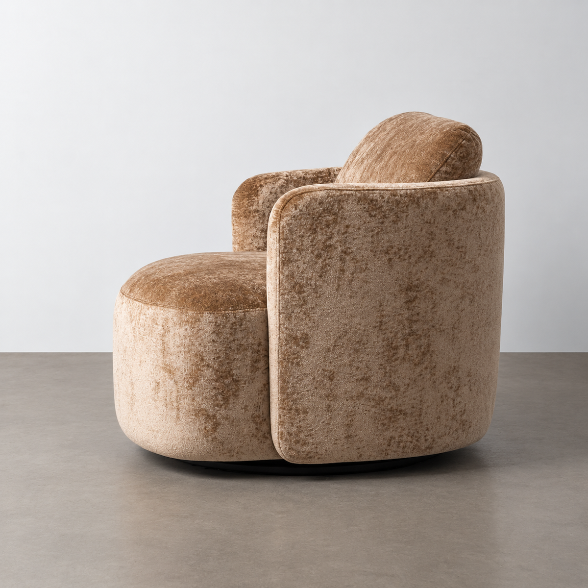 Sillón Eje beige IXIA-616327 — vista lateral